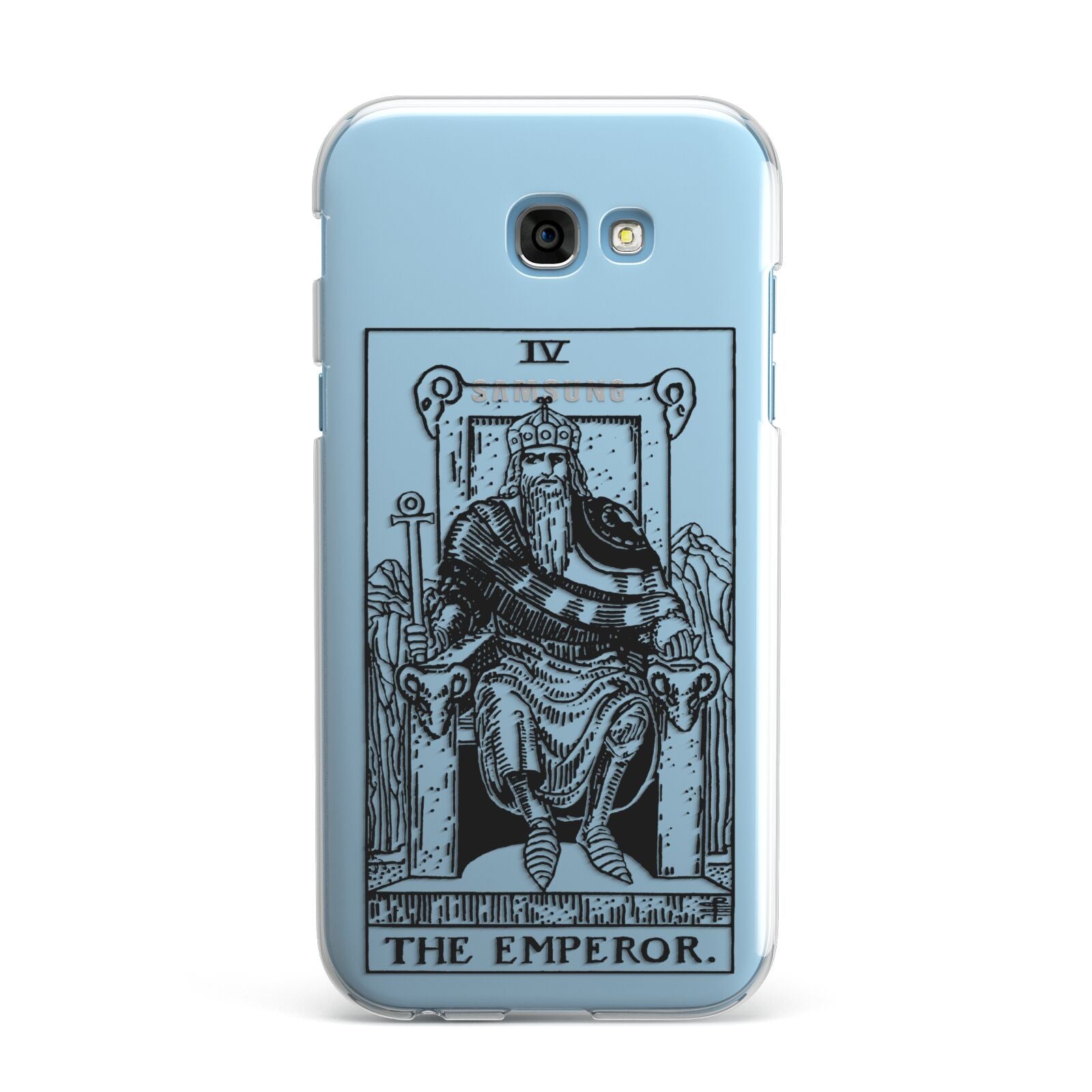 The Emperor Monochrome Tarot Card Samsung Galaxy A7 2017 Case