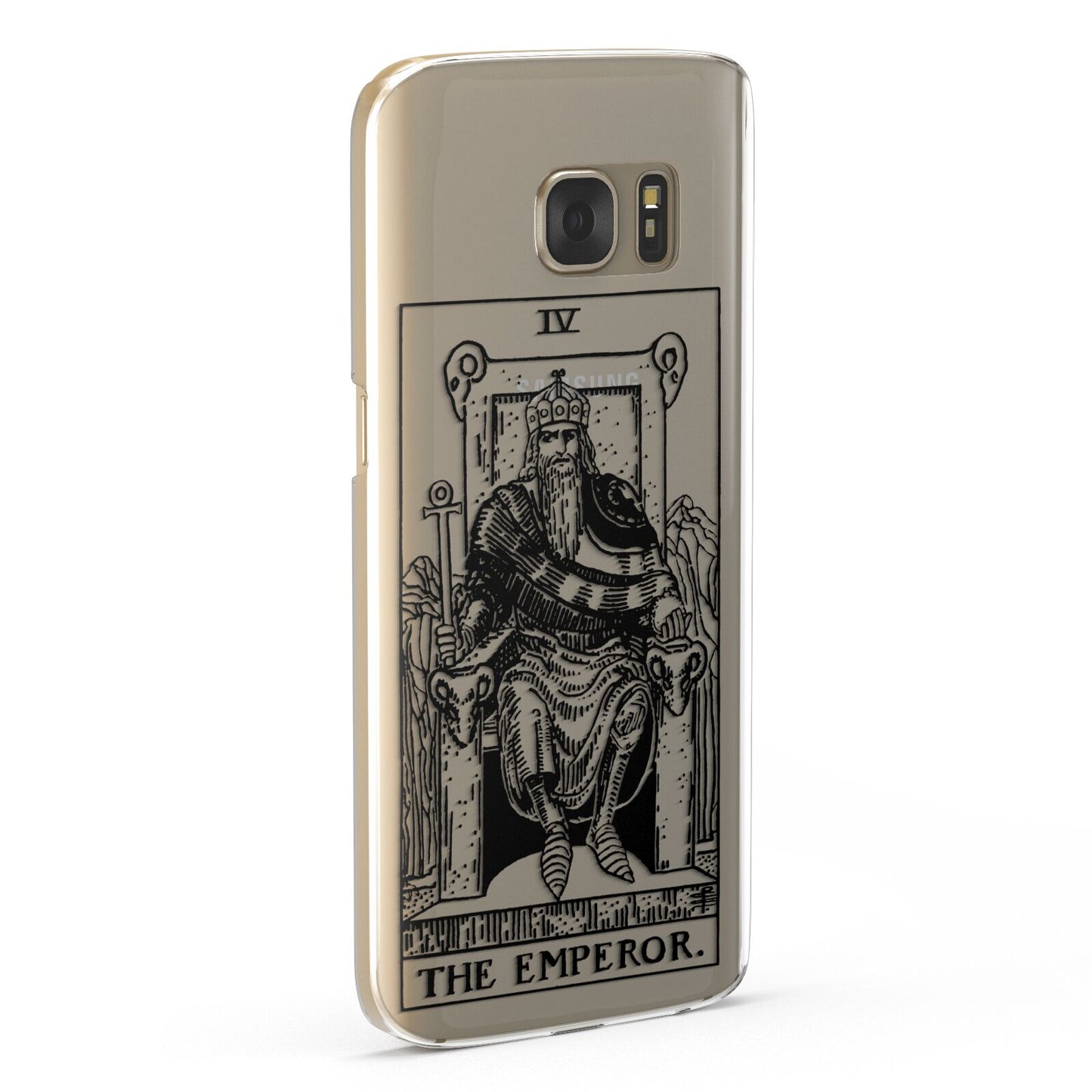 The Emperor Monochrome Tarot Card Samsung Galaxy Case Fourty Five Degrees