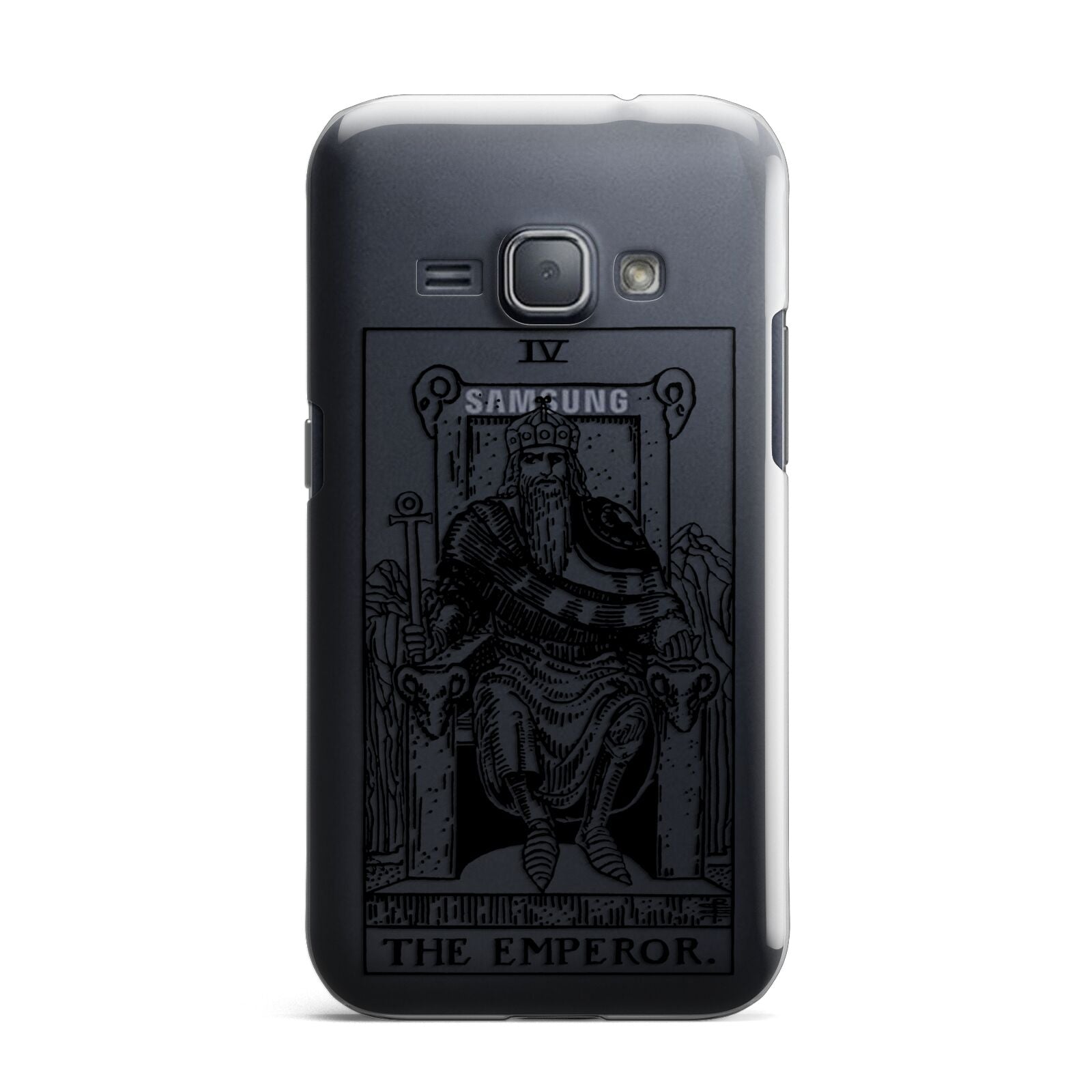 The Emperor Monochrome Tarot Card Samsung Galaxy J1 2016 Case