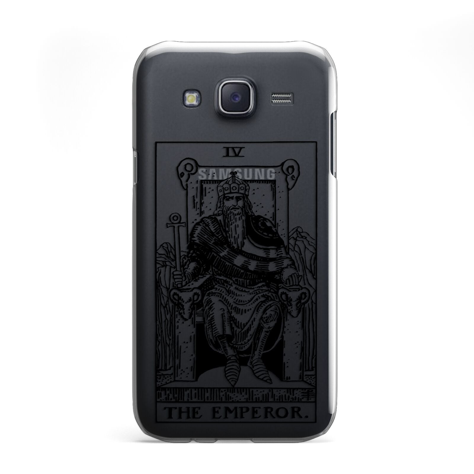 The Emperor Monochrome Tarot Card Samsung Galaxy J5 Case