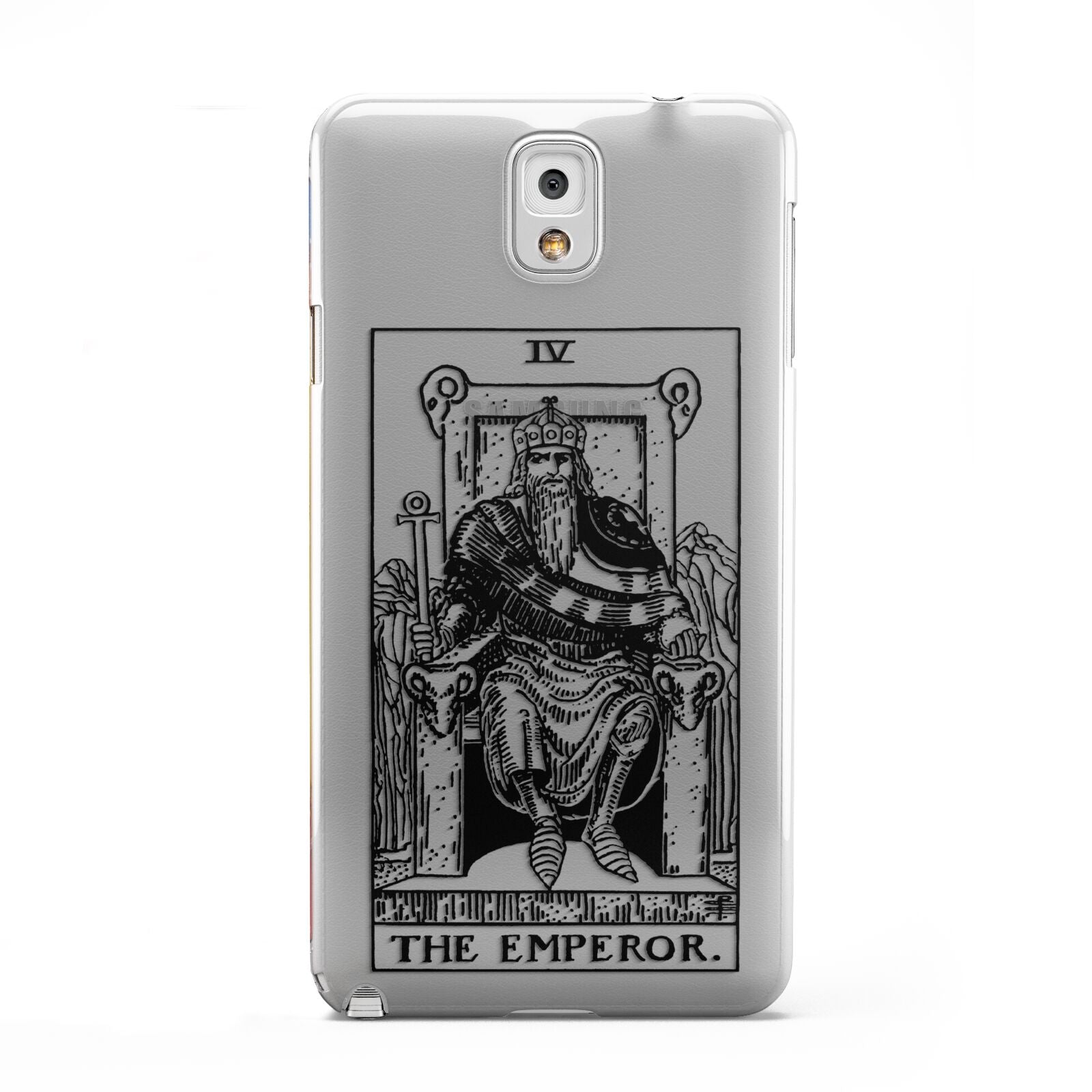 The Emperor Monochrome Tarot Card Samsung Galaxy Note 3 Case