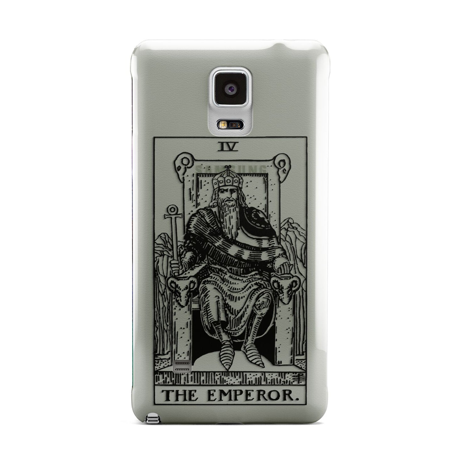 The Emperor Monochrome Tarot Card Samsung Galaxy Note 4 Case