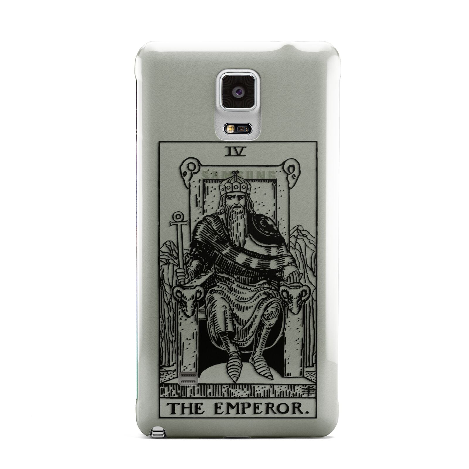 The Emperor Monochrome Tarot Card Samsung Galaxy Note 4 Case