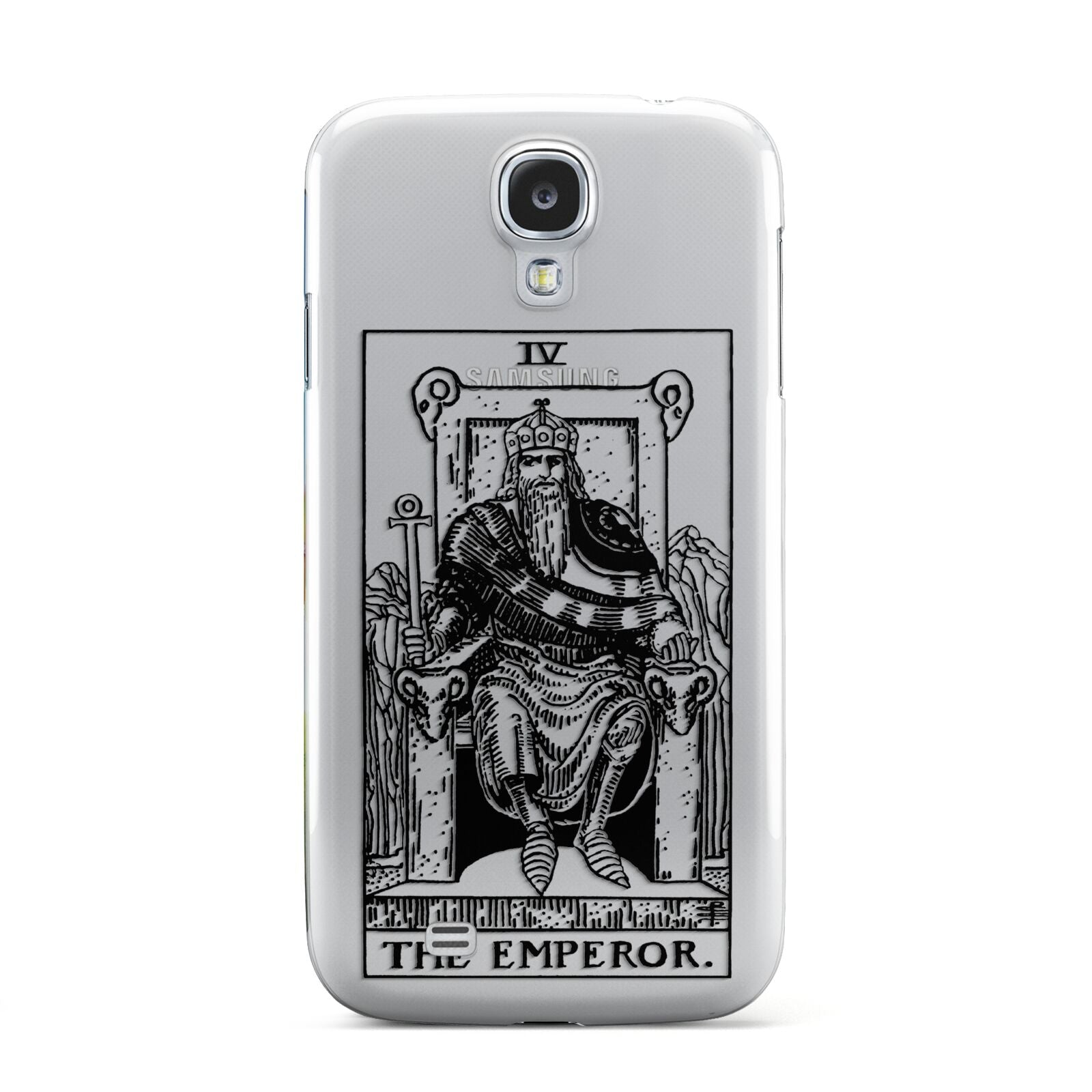 The Emperor Monochrome Tarot Card Samsung Galaxy S4 Case