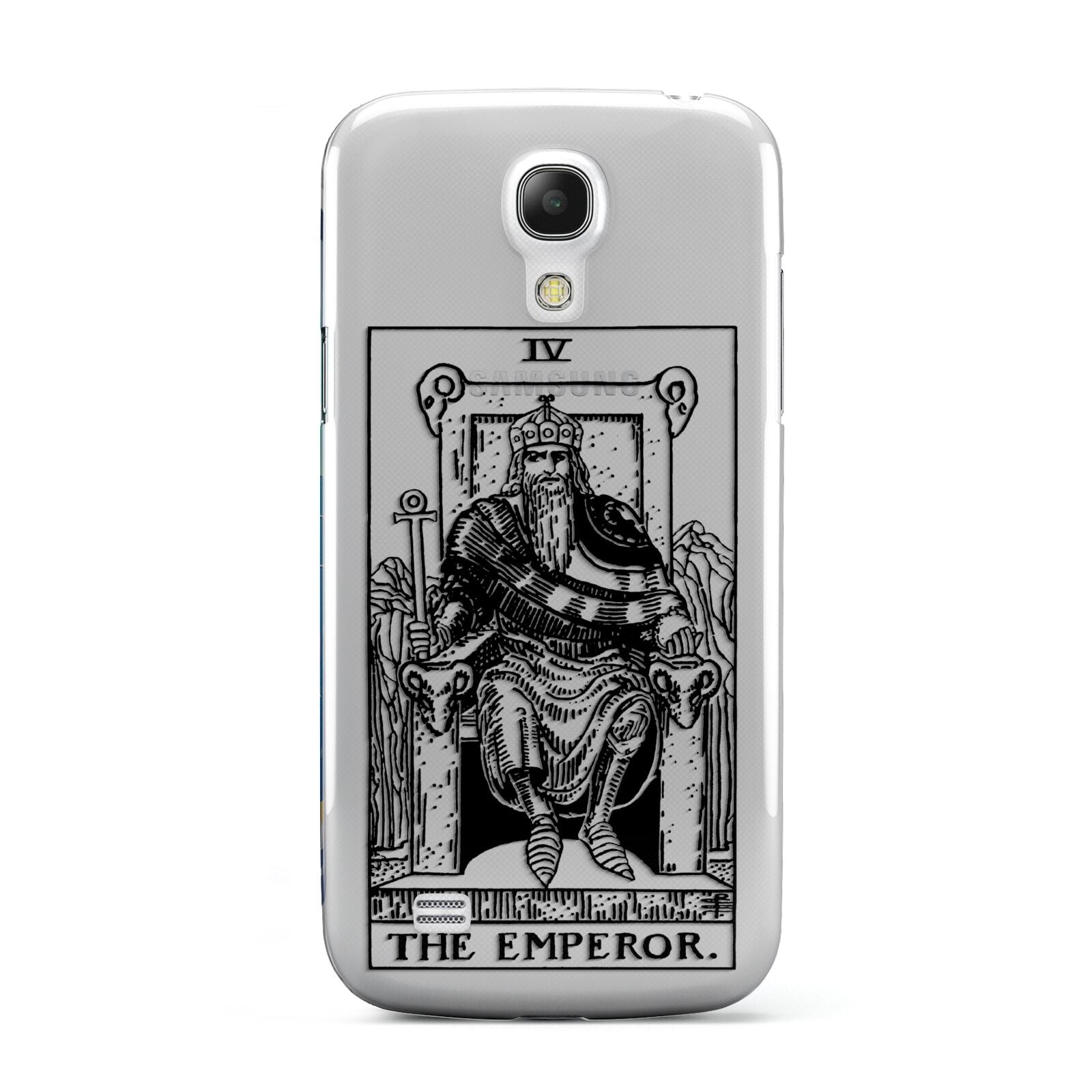 The Emperor Monochrome Tarot Card Samsung Galaxy S4 Mini Case