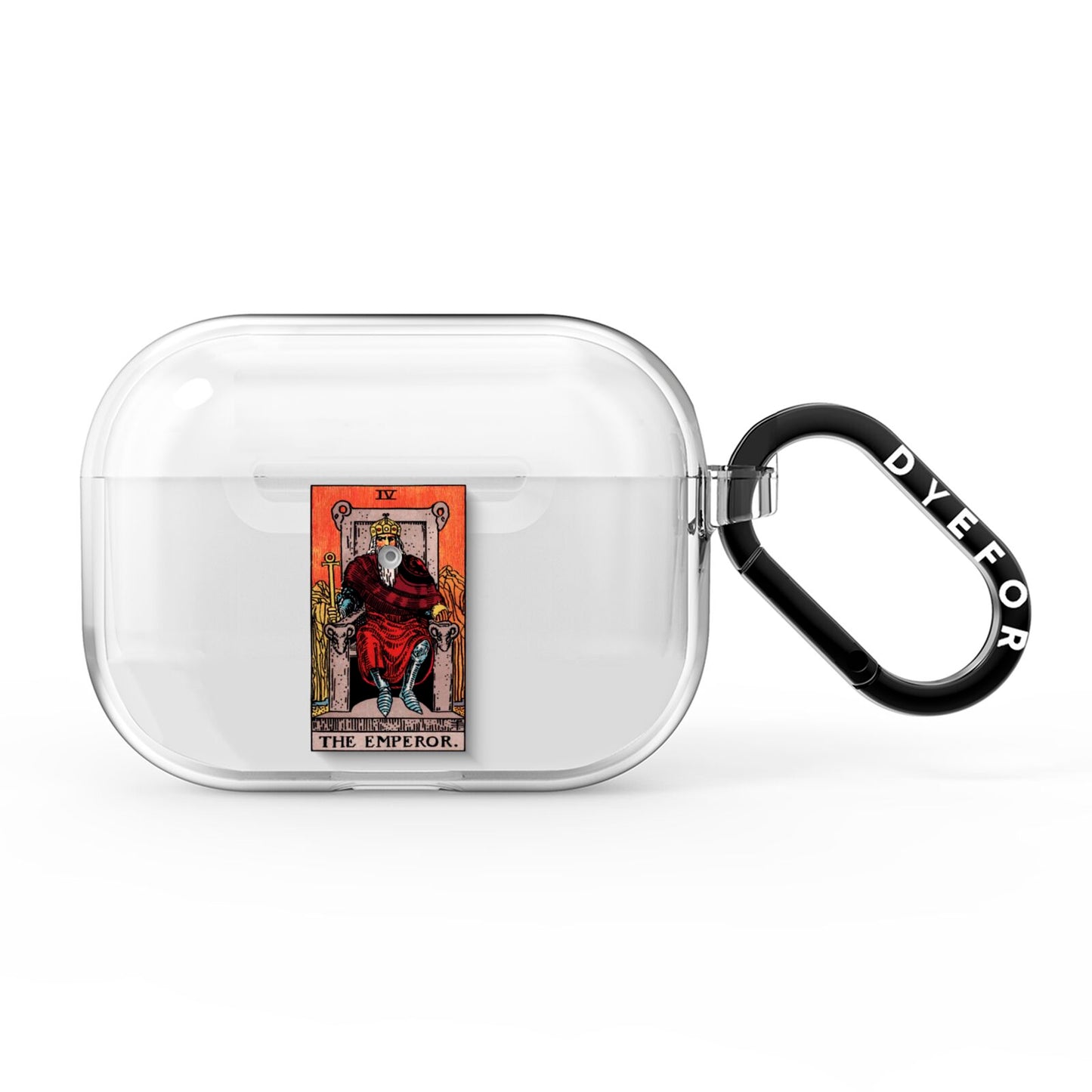 The Emperor Tarot Card AirPods Pro Clear Case