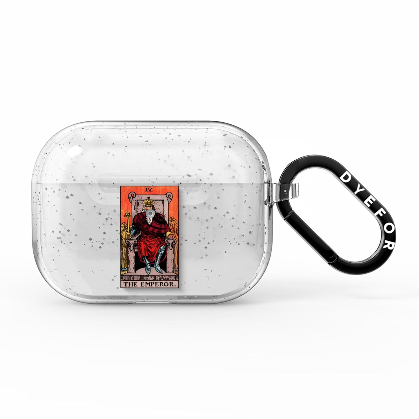 The Emperor Tarot Card AirPods Pro Glitter Case