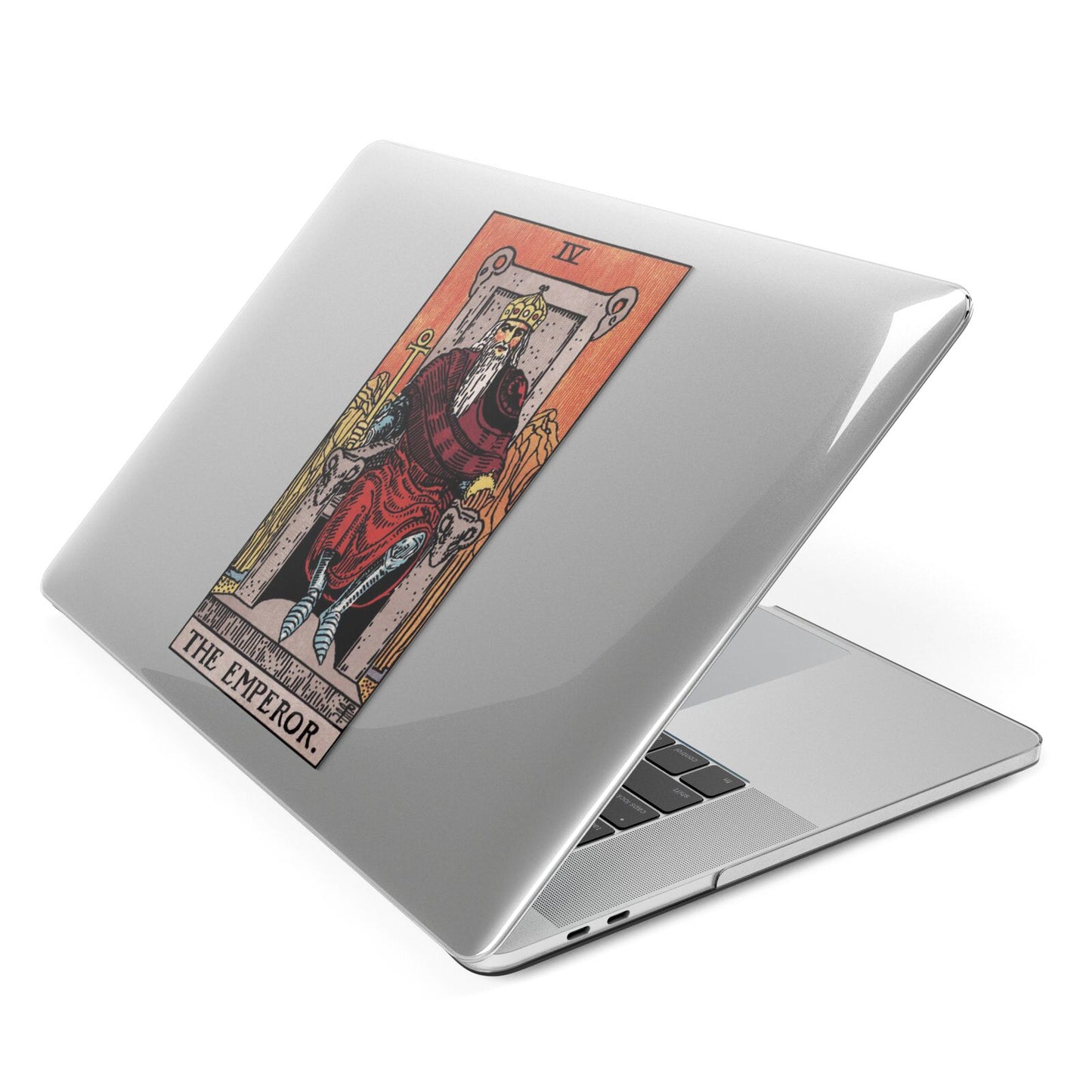 The Emperor Tarot Card Apple MacBook Case Side View