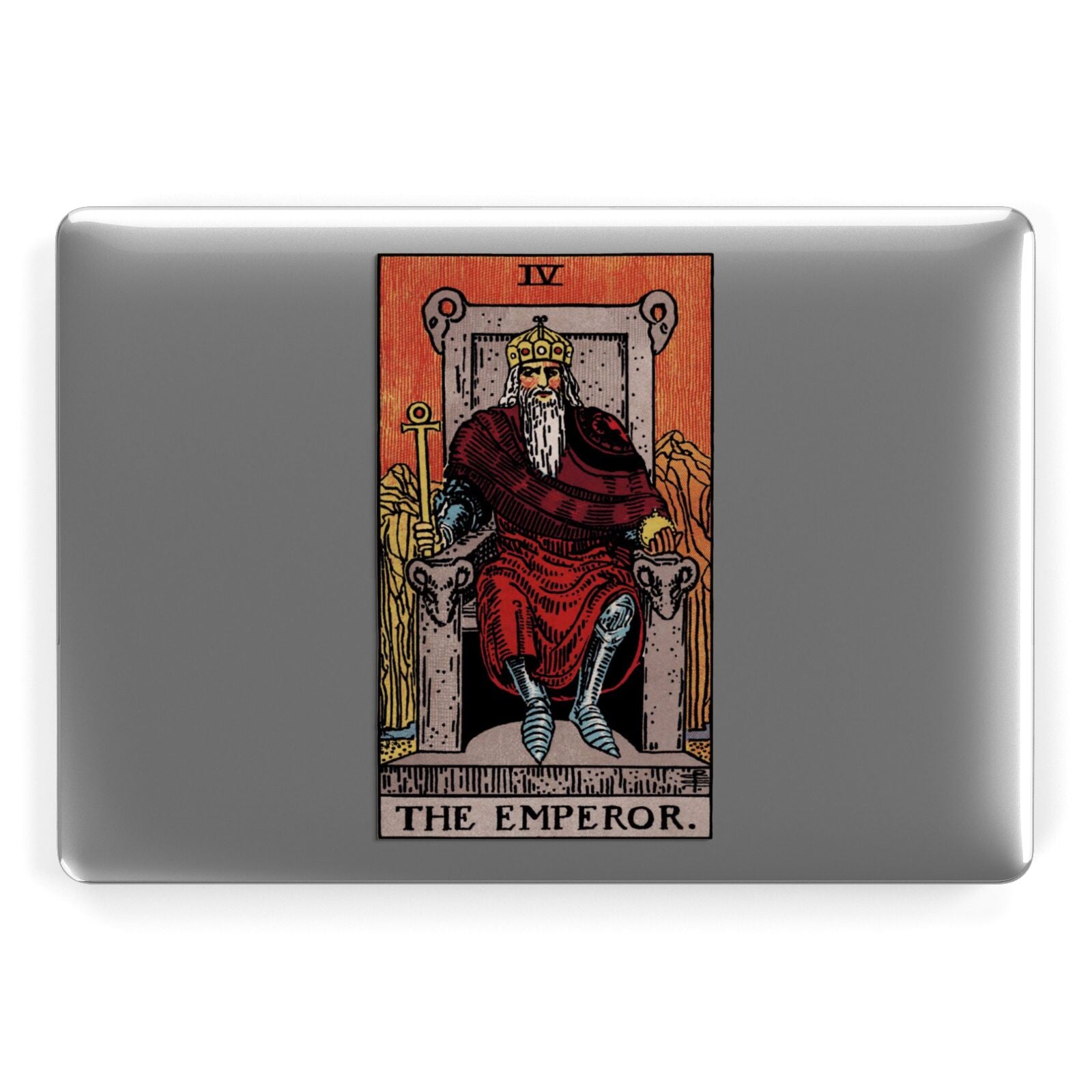 The Emperor Tarot Card Apple MacBook Case