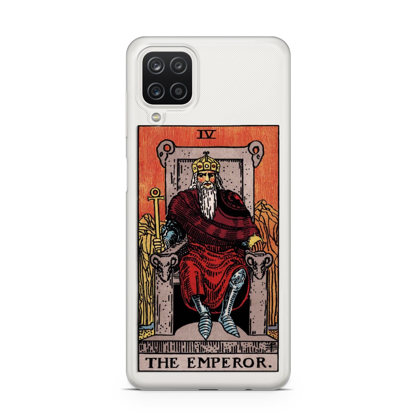 The Emperor Tarot Card Samsung A12 Case