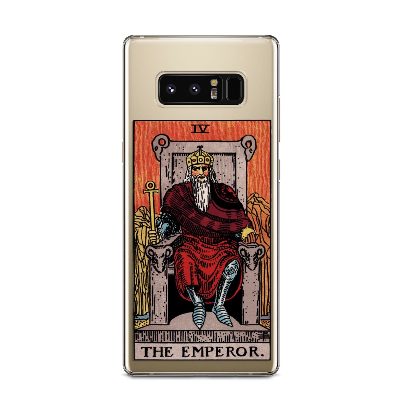 The Emperor Tarot Card Samsung Galaxy Note 8 Case