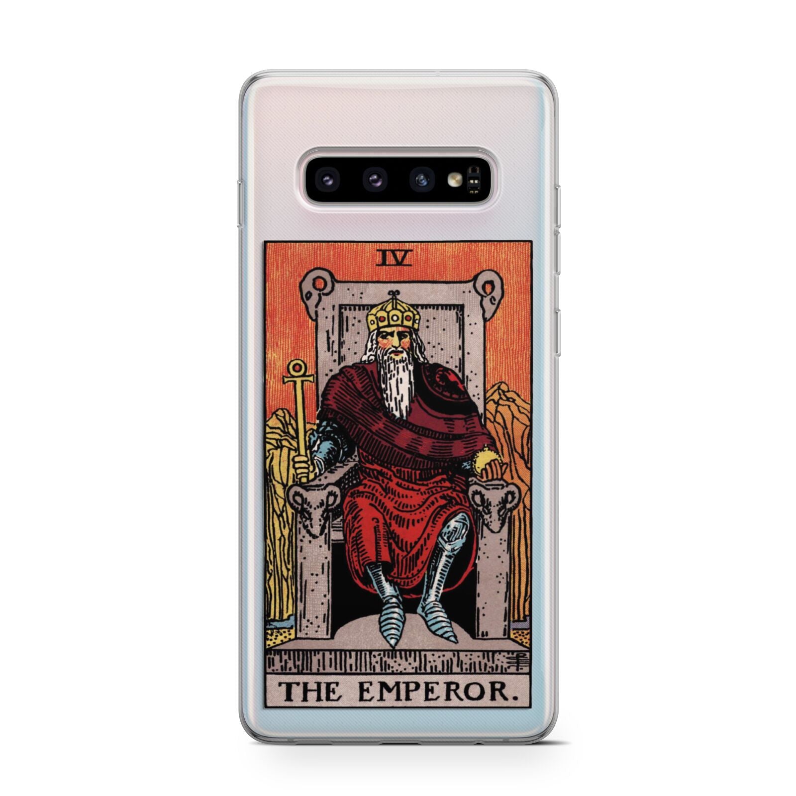 The Emperor Tarot Card Samsung Galaxy S10 Case