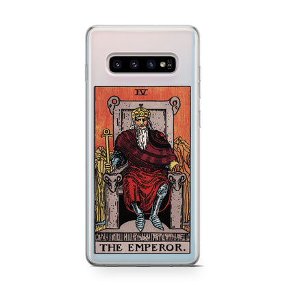 The Emperor Tarot Card Samsung Galaxy S10 Case