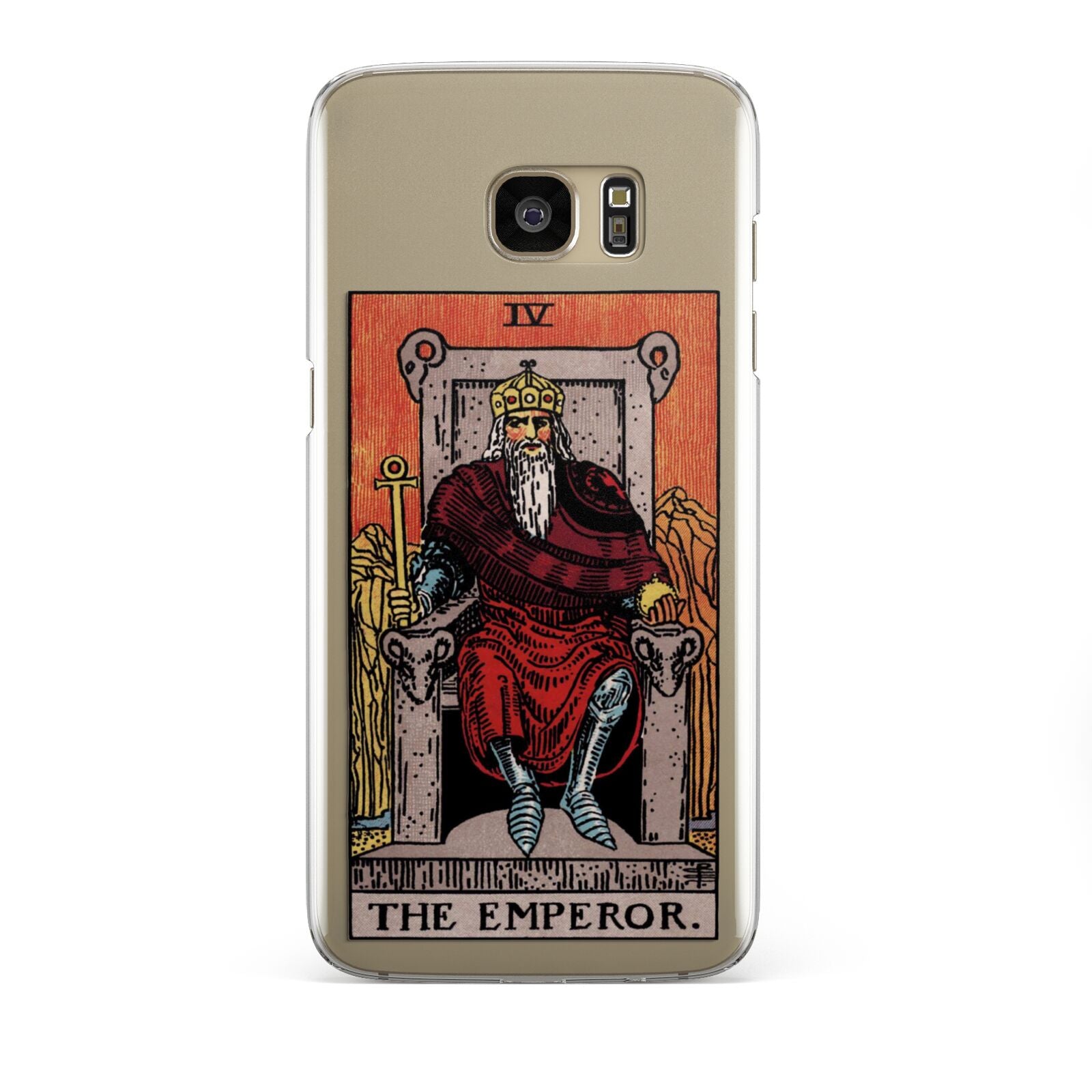 The Emperor Tarot Card Samsung Galaxy S7 Edge Case
