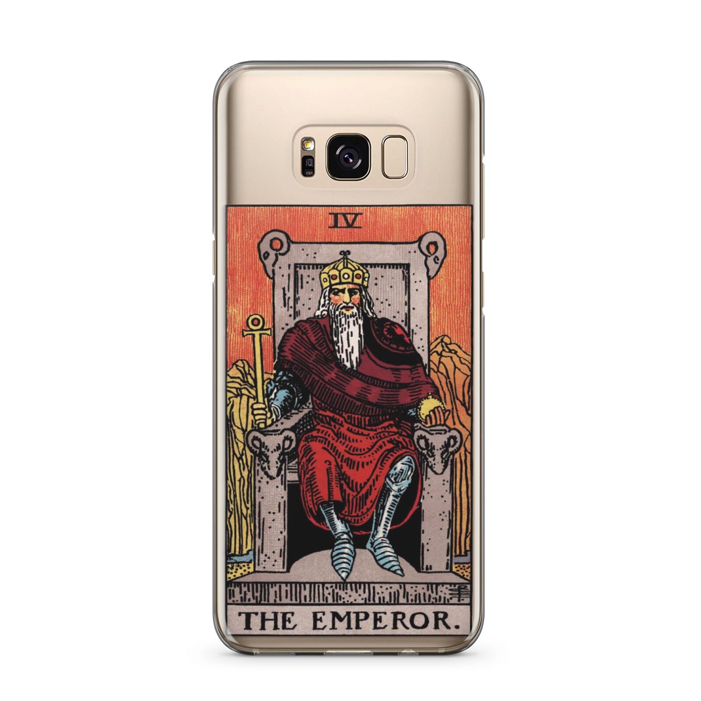 The Emperor Tarot Card Samsung Galaxy S8 Plus Case