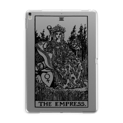 The Empress Monochrome Tarot Card Apple iPad Silver Case