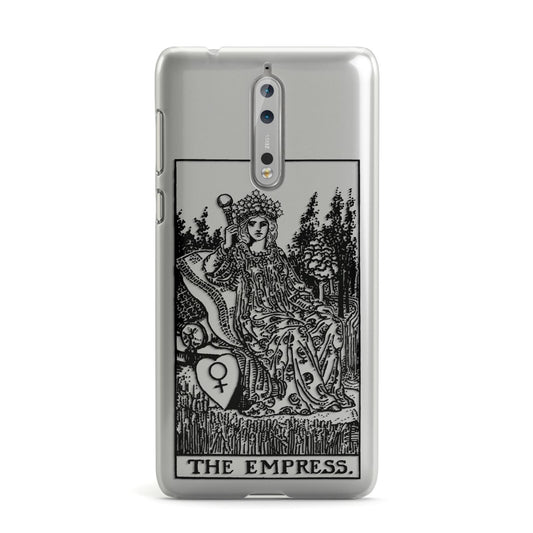 The Empress Monochrome Tarot Card Nokia Case