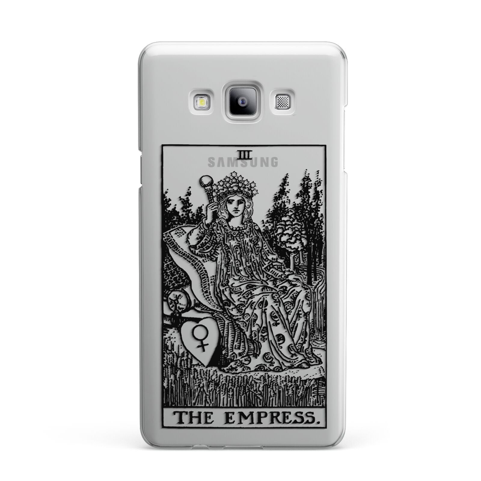 The Empress Monochrome Tarot Card Samsung Galaxy A7 2015 Case