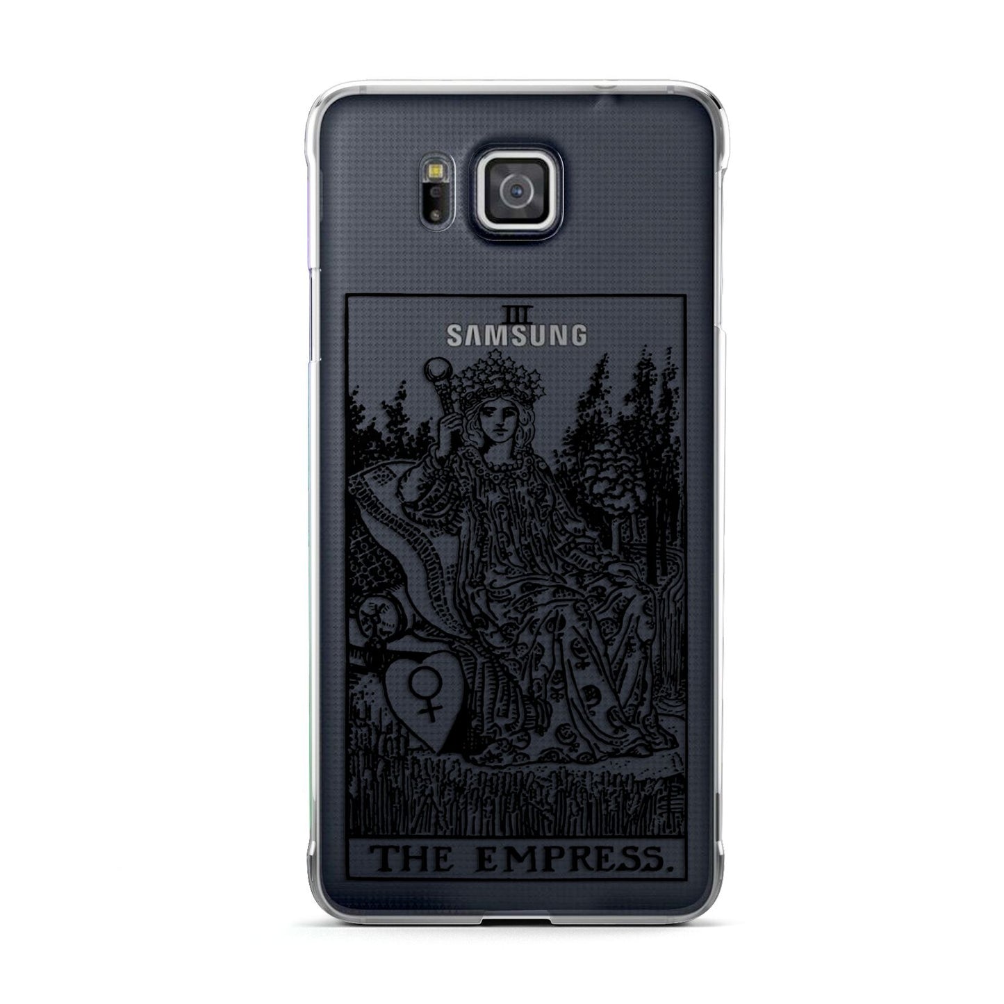 The Empress Monochrome Tarot Card Samsung Galaxy Alpha Case