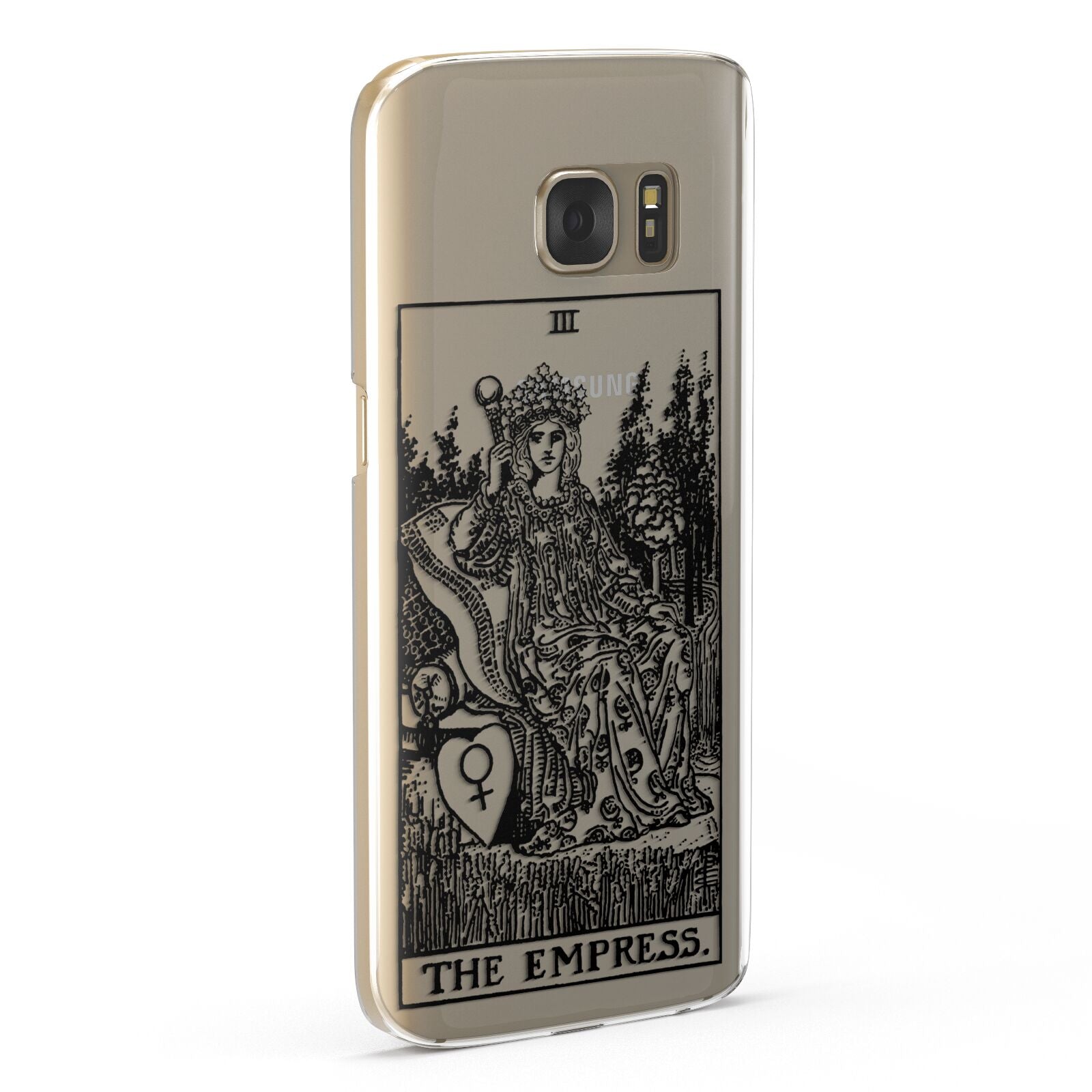 The Empress Monochrome Tarot Card Samsung Galaxy Case Fourty Five Degrees