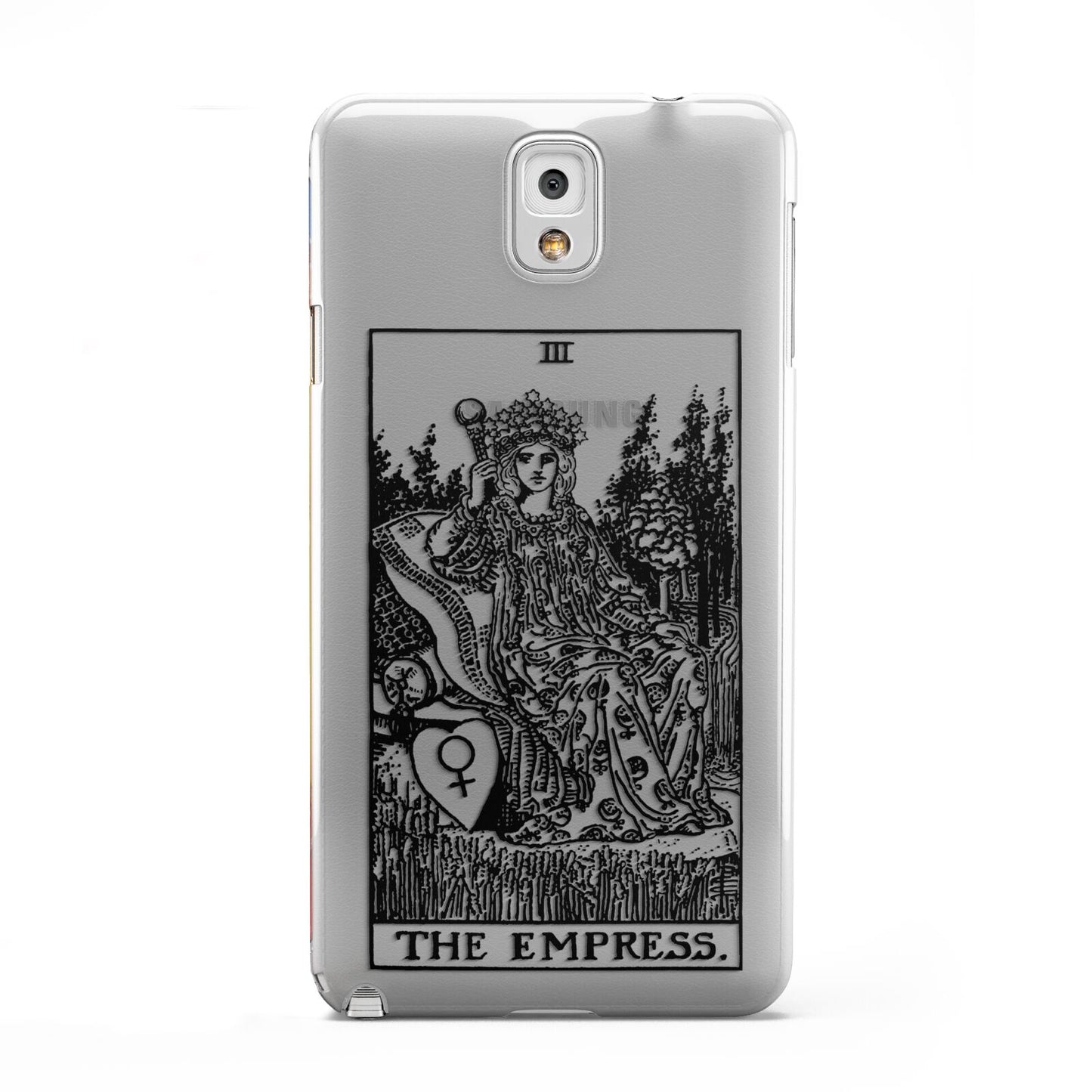 The Empress Monochrome Tarot Card Samsung Galaxy Note 3 Case