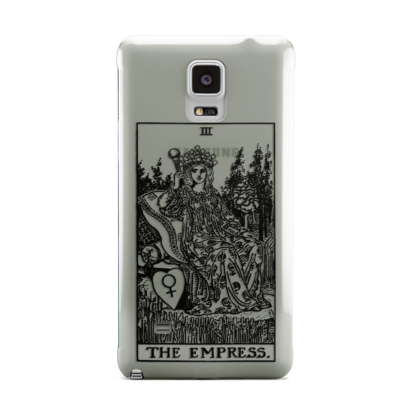 The Empress Monochrome Tarot Card Samsung Galaxy Note 4 Case