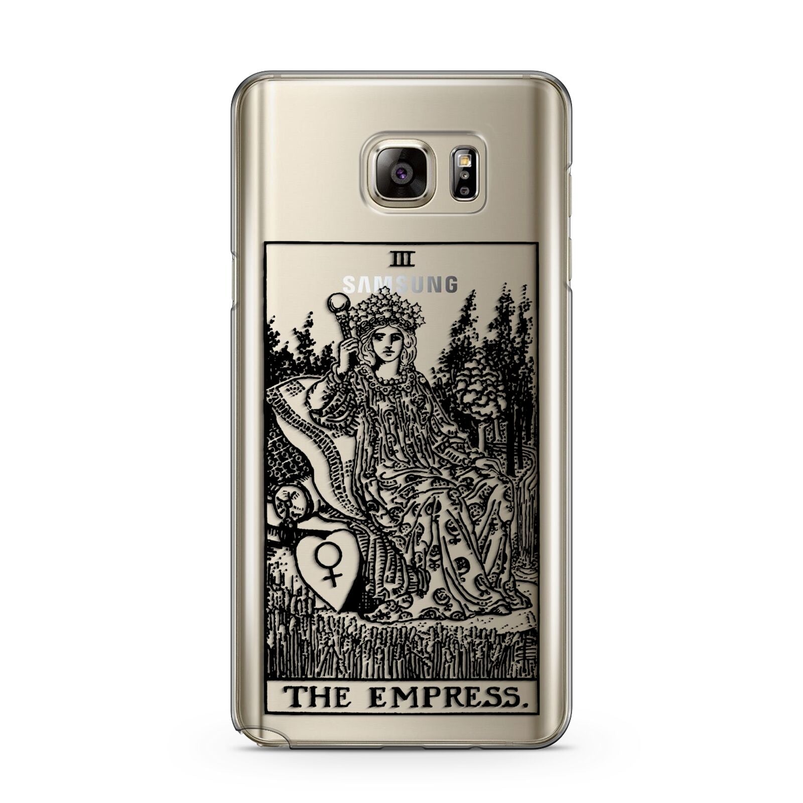 The Empress Monochrome Tarot Card Samsung Galaxy Note 5 Case