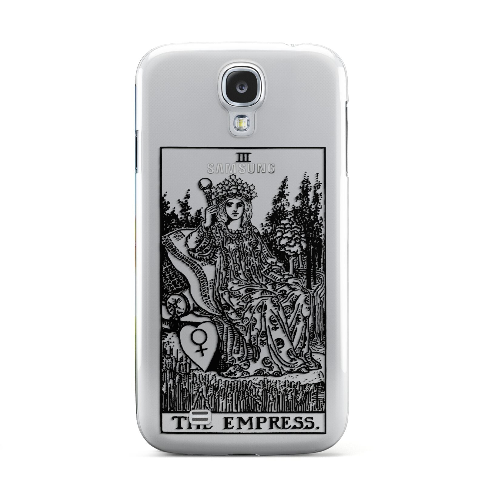 The Empress Monochrome Tarot Card Samsung Galaxy S4 Case