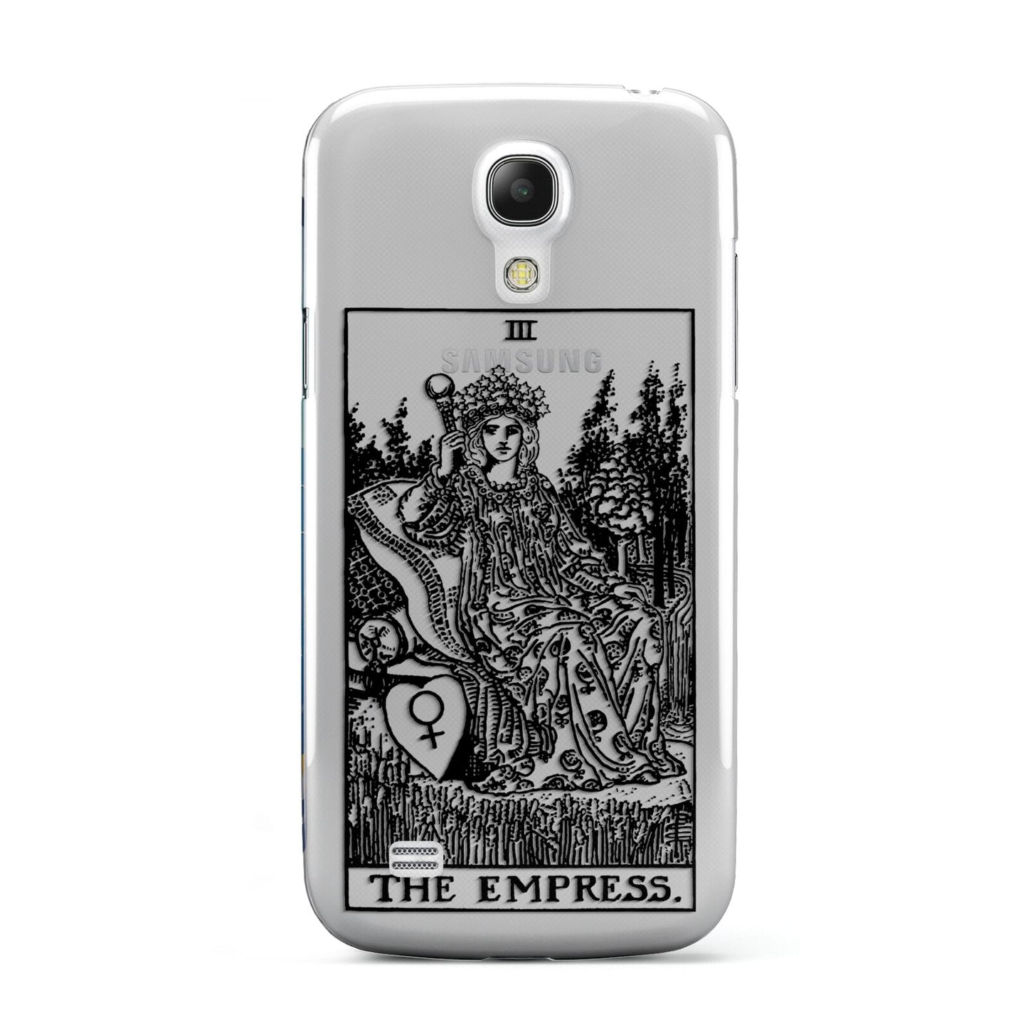 The Empress Monochrome Tarot Card Samsung Galaxy S4 Mini Case