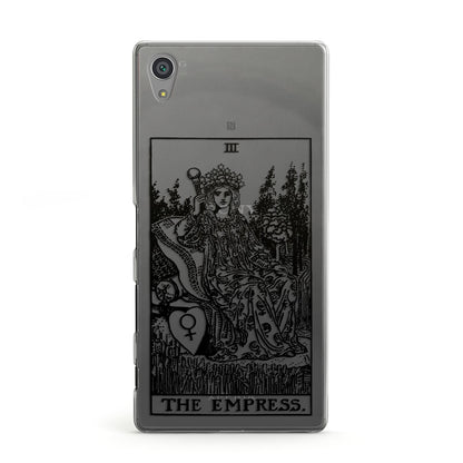 The Empress Monochrome Tarot Card Sony Xperia Case