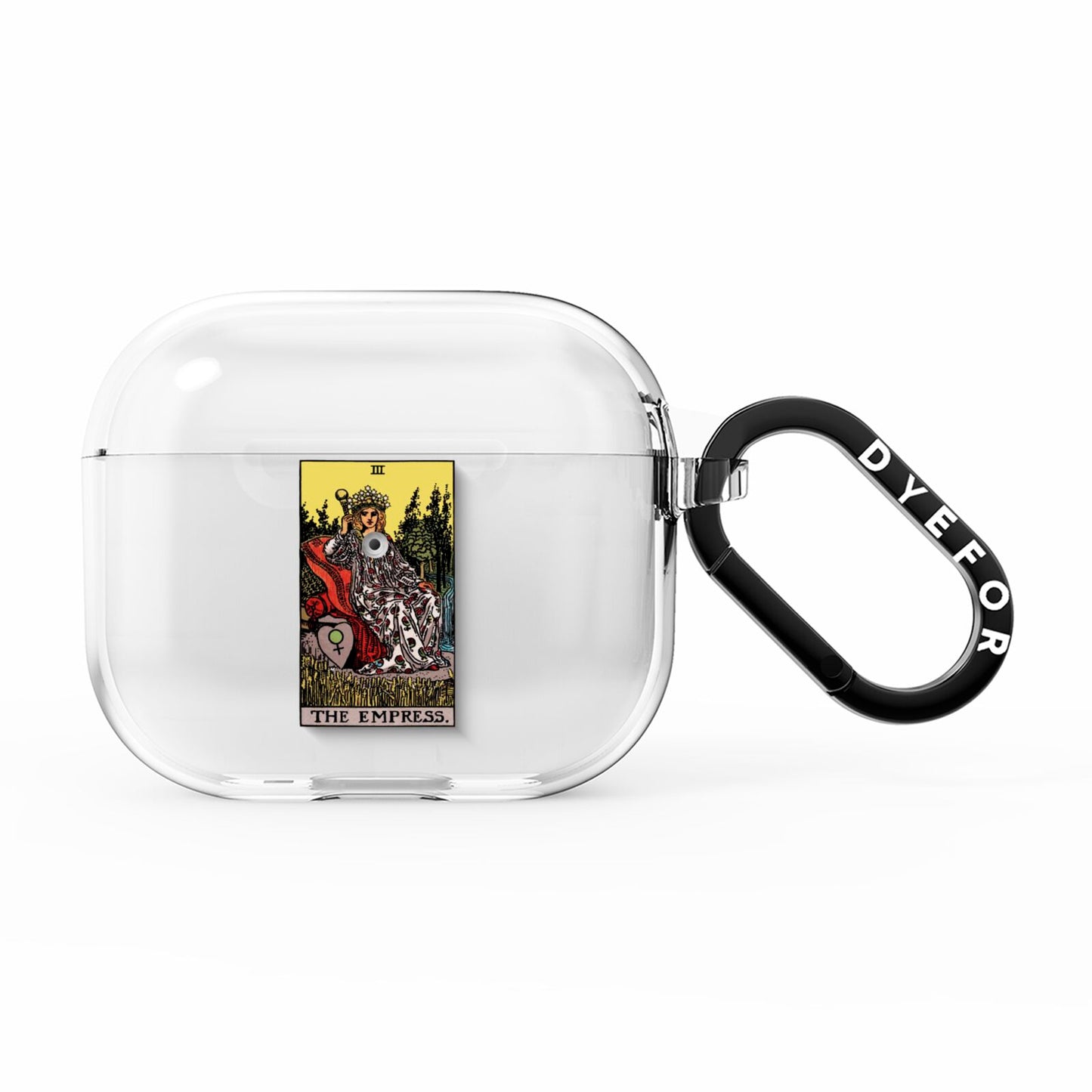 The Empress Tarot Card AirPods Clear Case 3rd Gen