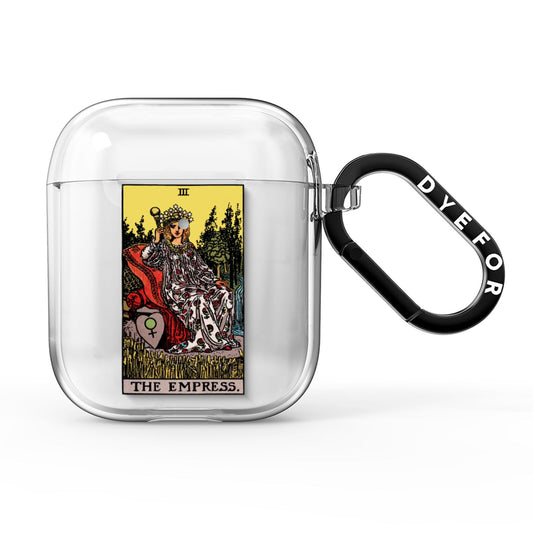 The Empress Tarot Card AirPods Clear Case