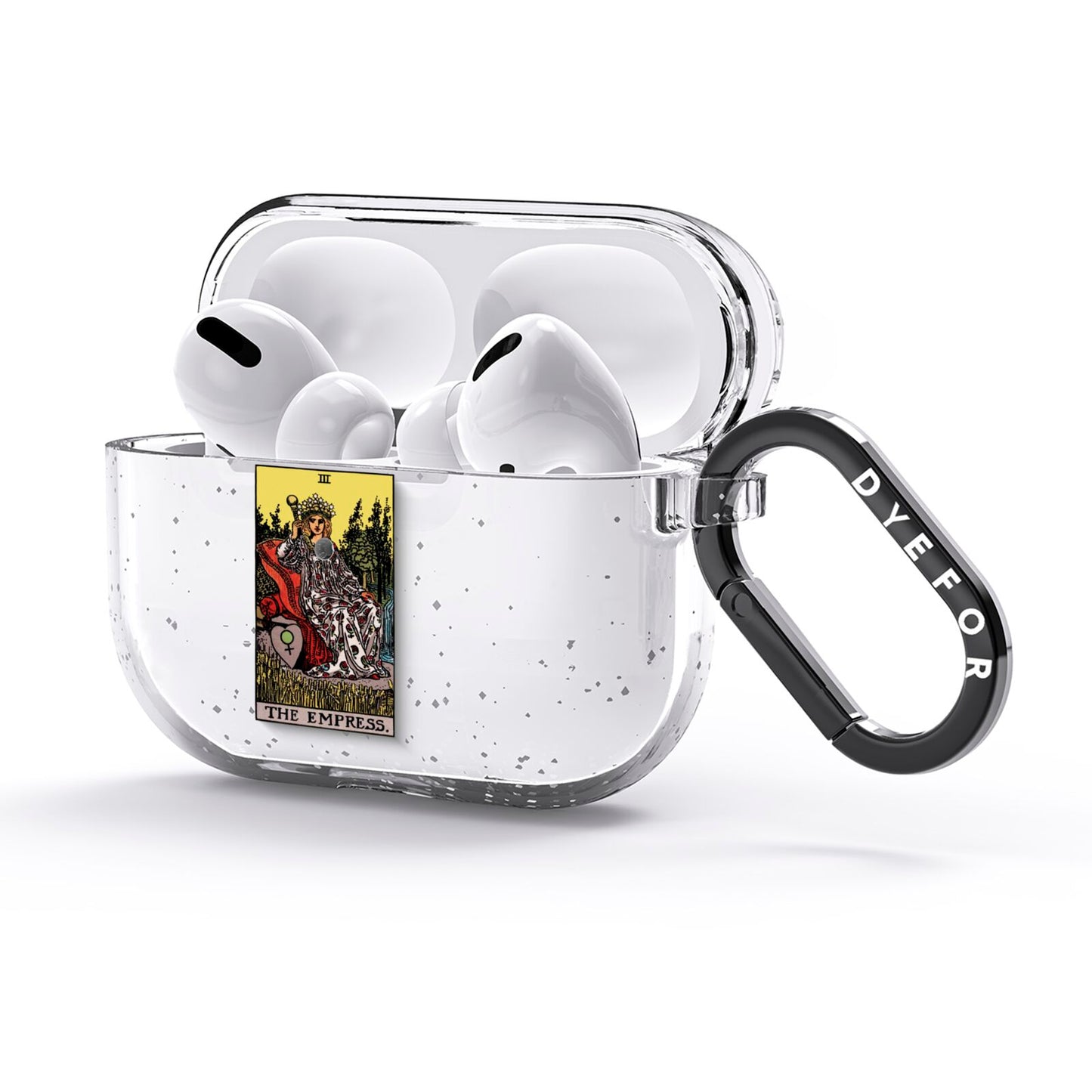 The Empress Tarot Card AirPods Glitter Case 3rd Gen Side Image