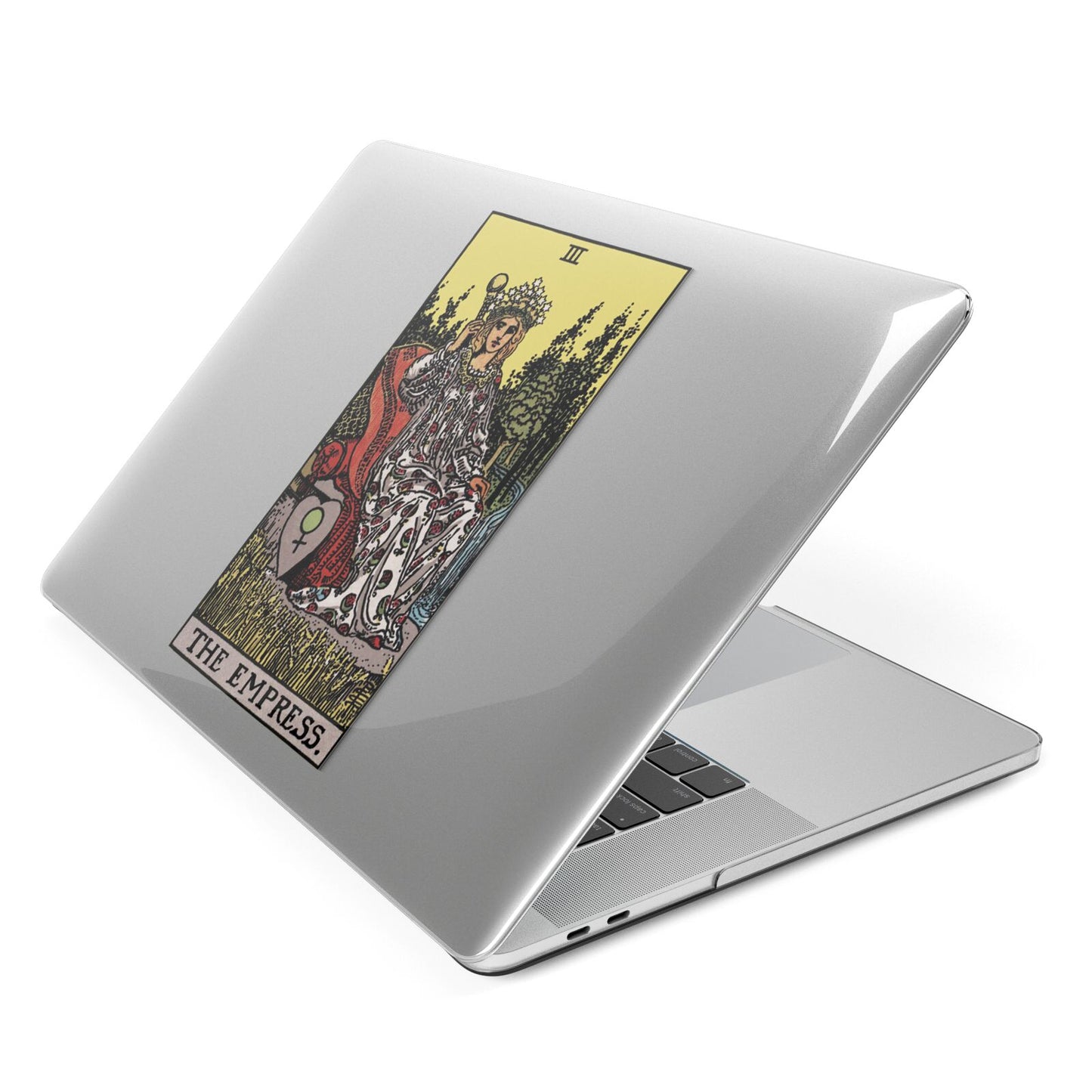 The Empress Tarot Card Apple MacBook Case Side View