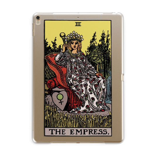 The Empress Tarot Card Apple iPad Gold Case