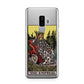 The Empress Tarot Card Samsung Galaxy S9 Plus Case on Silver phone