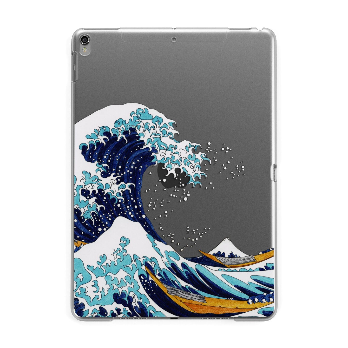 The Great Wave By Katsushika Hokusai Apple iPad Grey Case