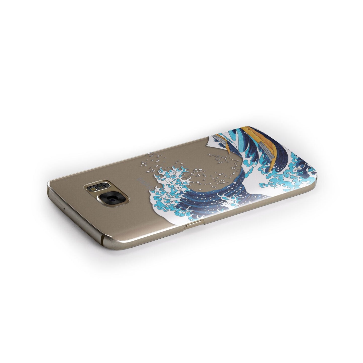 The Great Wave By Katsushika Hokusai Samsung Galaxy Case Side Close Up