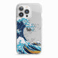 The Great Wave By Katsushika Hokusai iPhone 13 Pro TPU Impact Case with White Edges