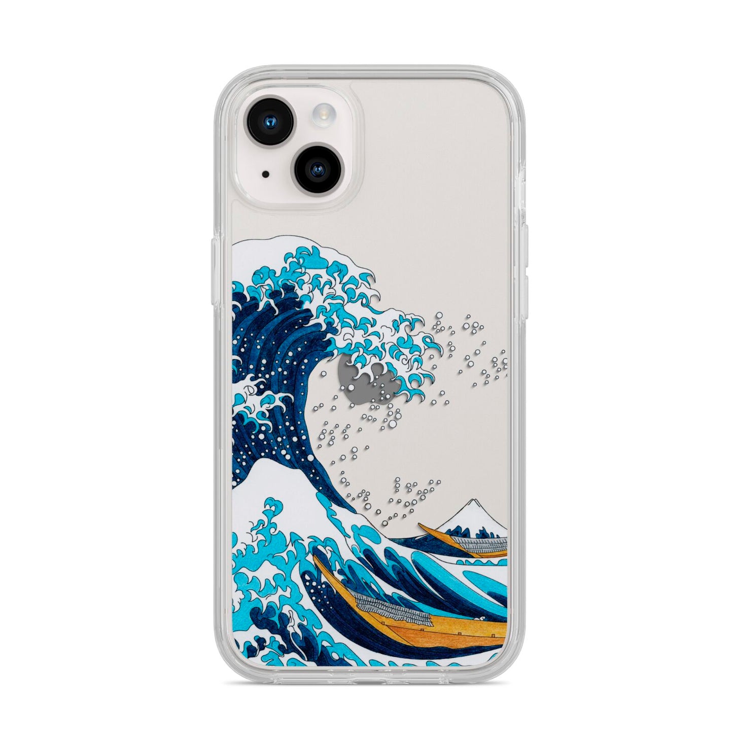 The Great Wave By Katsushika Hokusai iPhone 14 Plus Clear Tough Case Starlight