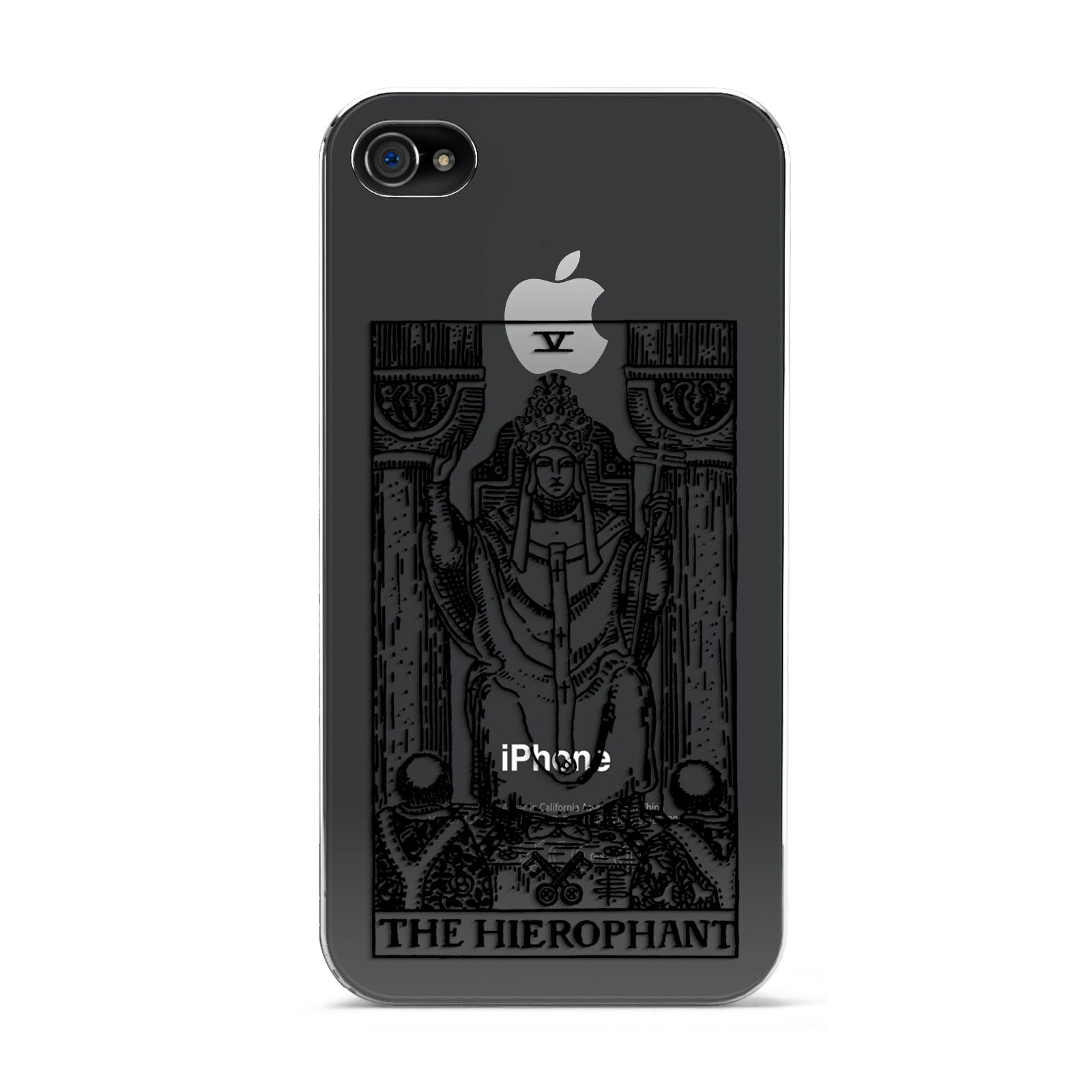 The Hierophant Monochrome Tarot Card Apple iPhone 4s Case