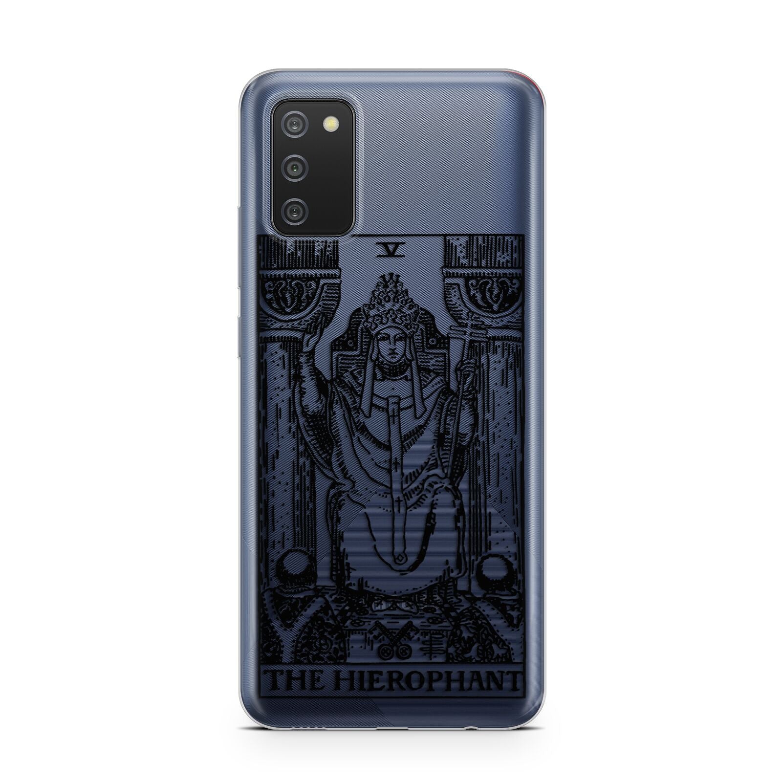 The Hierophant Monochrome Tarot Card Samsung A02s Case