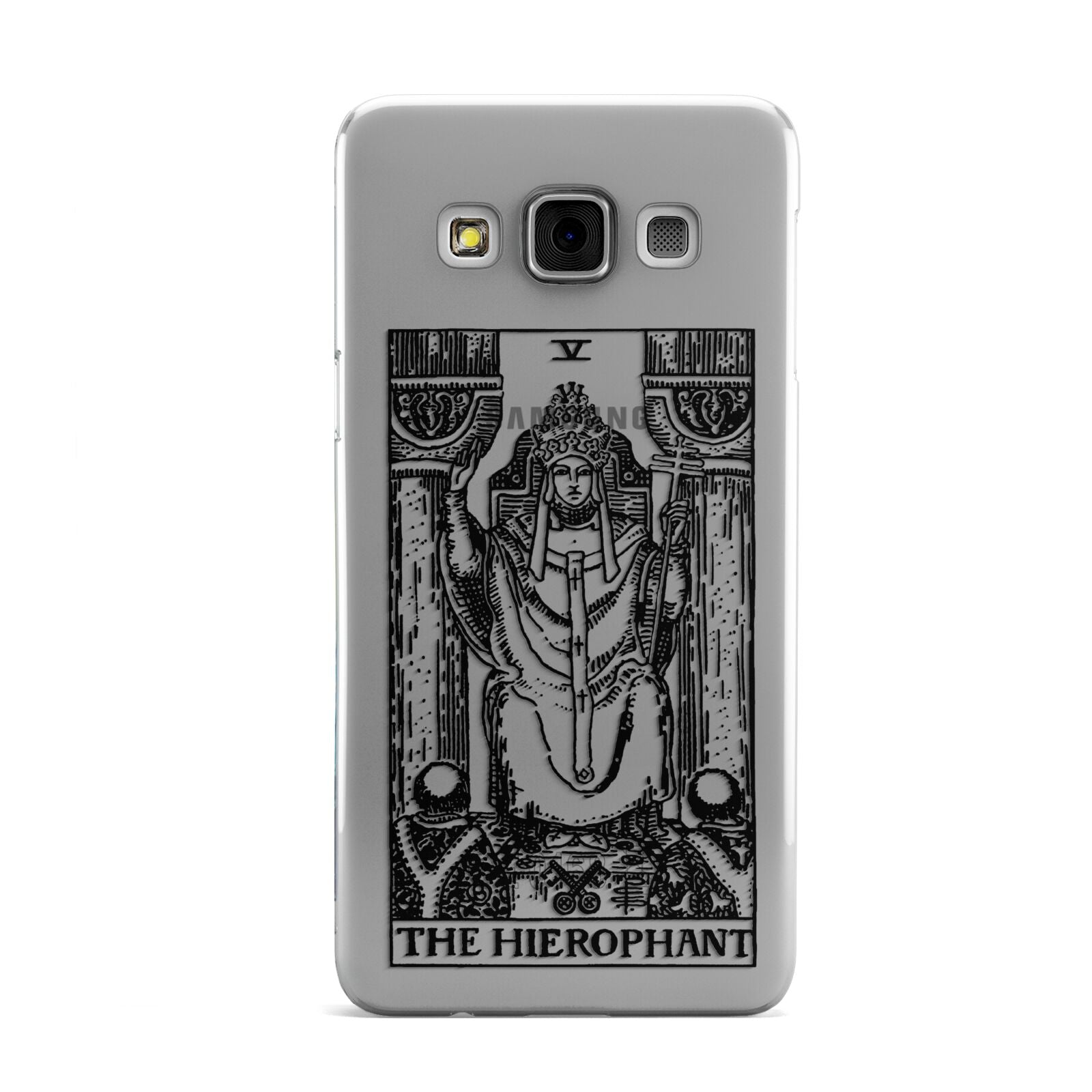 The Hierophant Monochrome Tarot Card Samsung Galaxy A3 Case