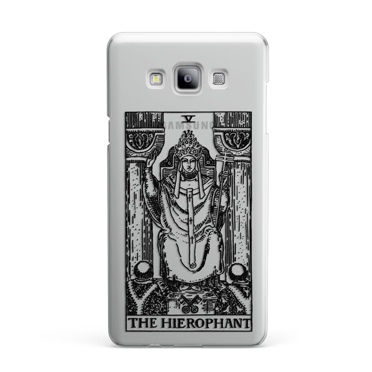 The Hierophant Monochrome Tarot Card Samsung Galaxy A7 2015 Case