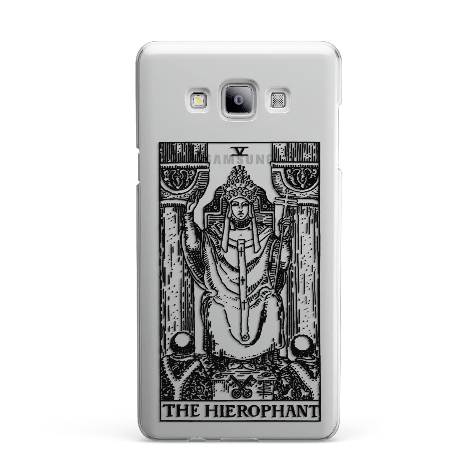 The Hierophant Monochrome Tarot Card Samsung Galaxy A7 2015 Case