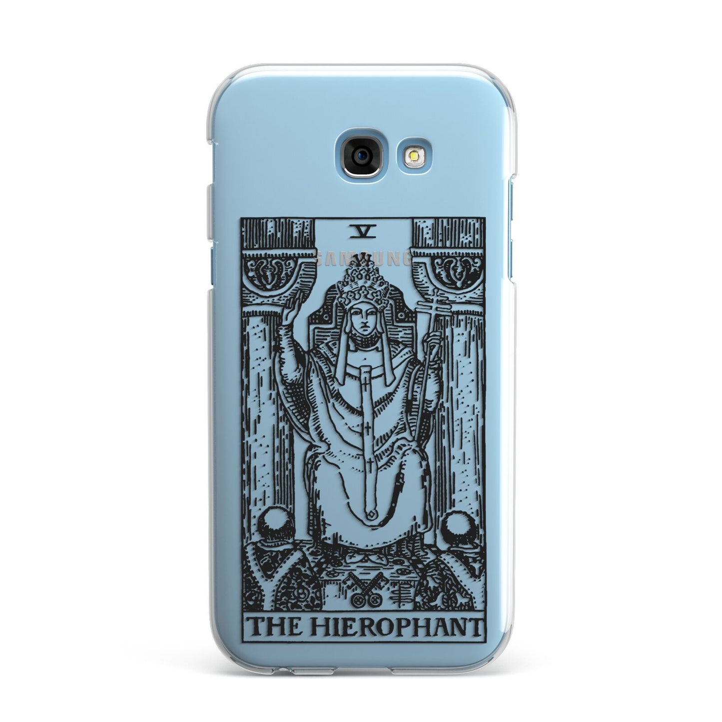 The Hierophant Monochrome Tarot Card Samsung Galaxy A7 2017 Case