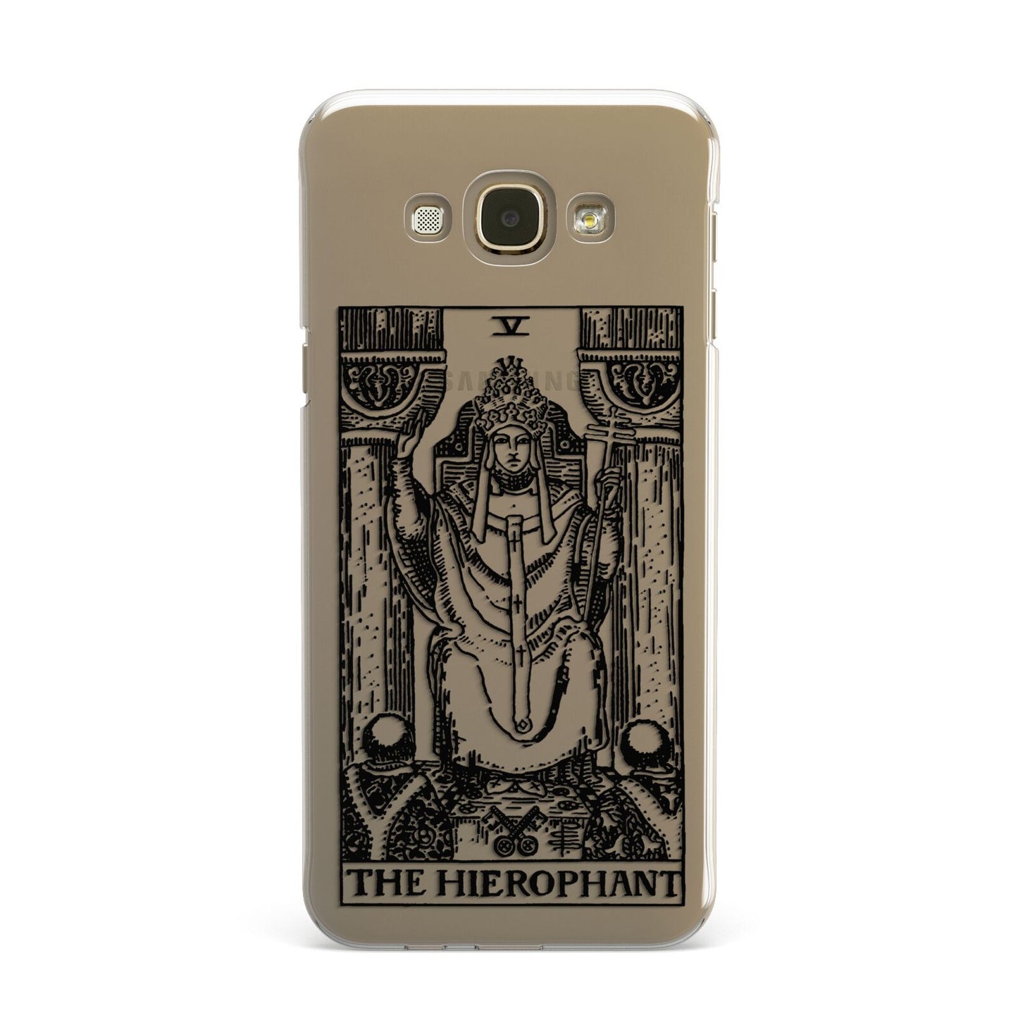 The Hierophant Monochrome Tarot Card Samsung Galaxy A8 Case