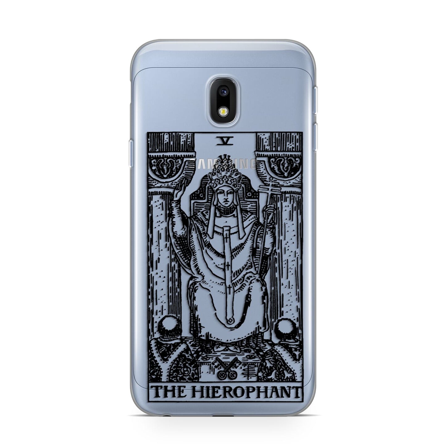 The Hierophant Monochrome Tarot Card Samsung Galaxy J3 2017 Case