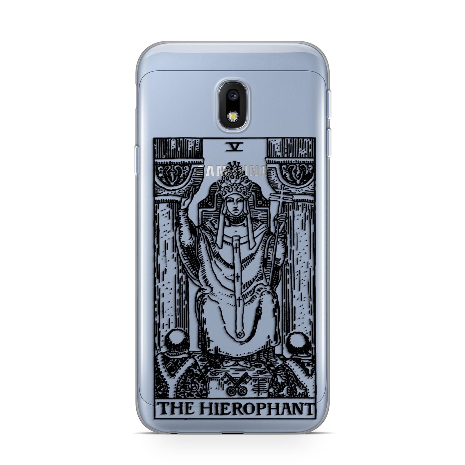 The Hierophant Monochrome Tarot Card Samsung Galaxy J3 2017 Case