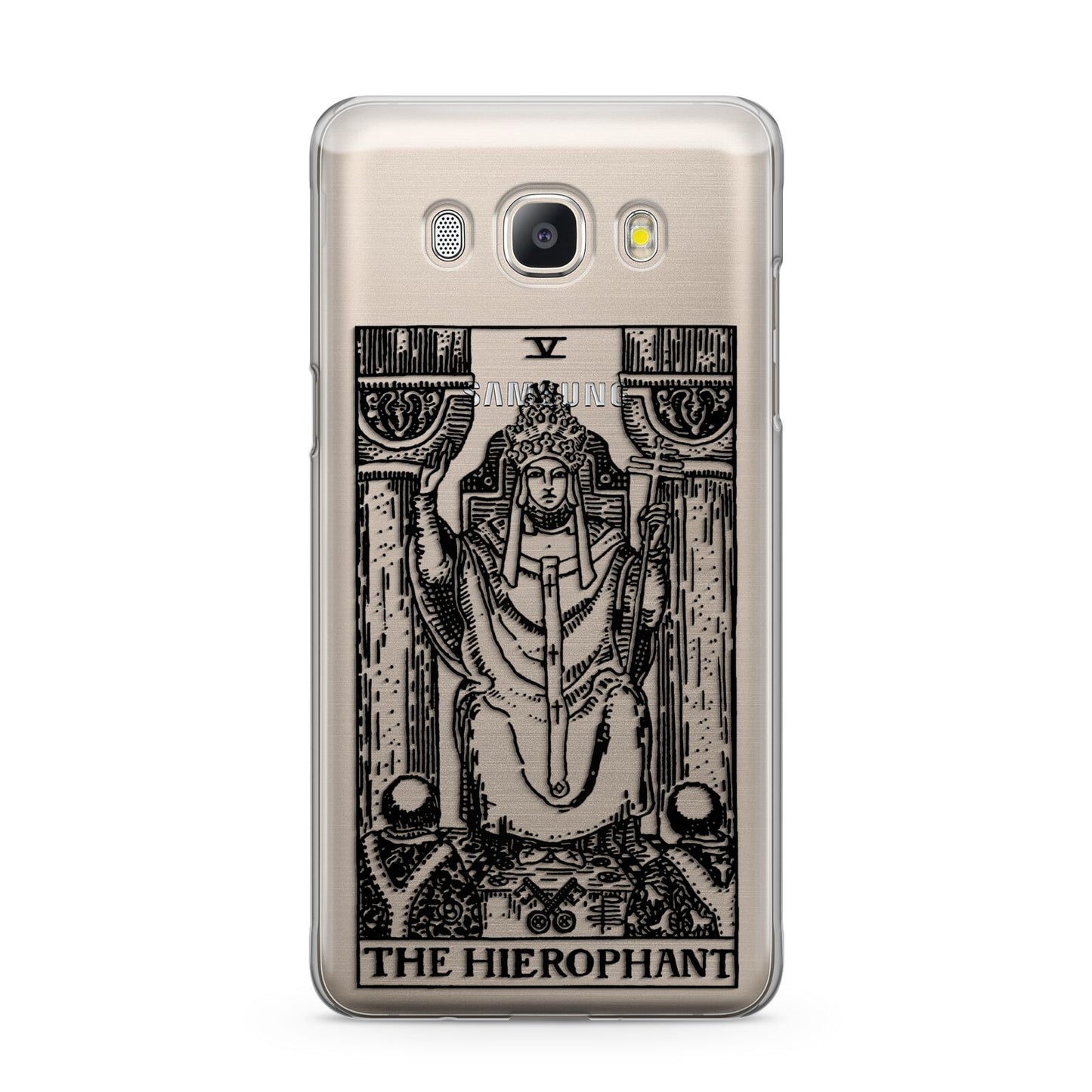 The Hierophant Monochrome Tarot Card Samsung Galaxy J5 2016 Case